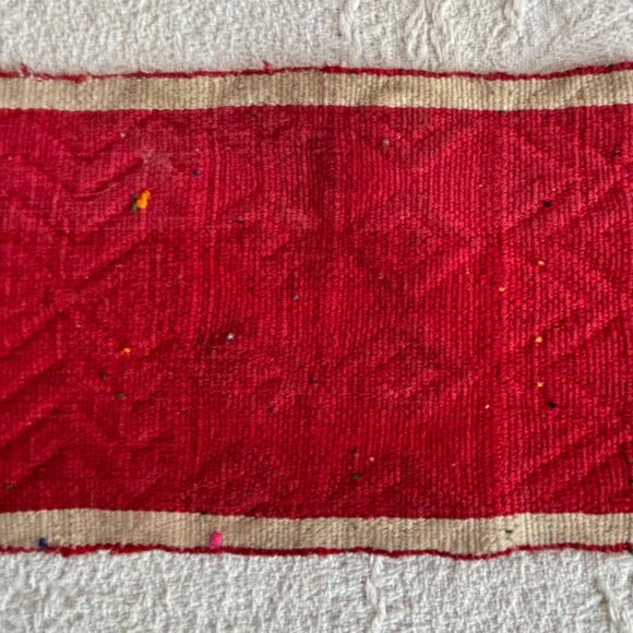 Vintage Guatemalan Cinta Hand Made Woven Head Hair Wrap with Tassels main image 8